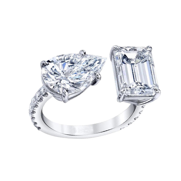 Luxury Bling Zircon Gemstone Engagement Ring for Women Wedding Jewelry