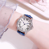 Luxury Diamond Watche Wrist Watche Leather Strap For Women Gift Jewelry