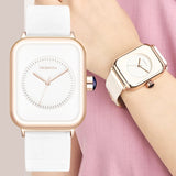 Women Silicone Quartz Wrist Watch For Ladies Waterproof Clock Women