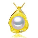 Genuine Natural Freshwater Pearl Pendant Necklace Wedding Jewelry women