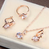 princess-austrian-crystal-pendants-necklaces-gold-earrings-womens-bridal-jewelry-set