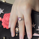 Trendy Temperature Stone Ring For Women's Jewelry