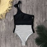 One Shoulder Summer Lace Monokini Beachwear Women Swimwear