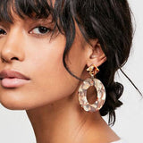 Luxury Silver Drop Earrings for Women For Women Wedding Jewelry