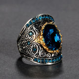 Luxury Zircon Silver Ring Engagement Women's Jewelry