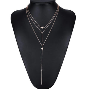 Classic Pendant Necklace Link Chain 10k Gold Women Jewelry