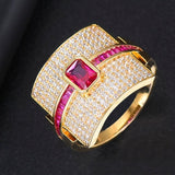 Vintage Stackable Gemstone Ring Women's Bridal Jewelry