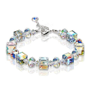 Link Chain Beaded Bracelet Women Wedding  Jewelr